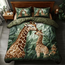 Spotted Elegance 3-Piece Quilted Bedding Set NCU0DK3169