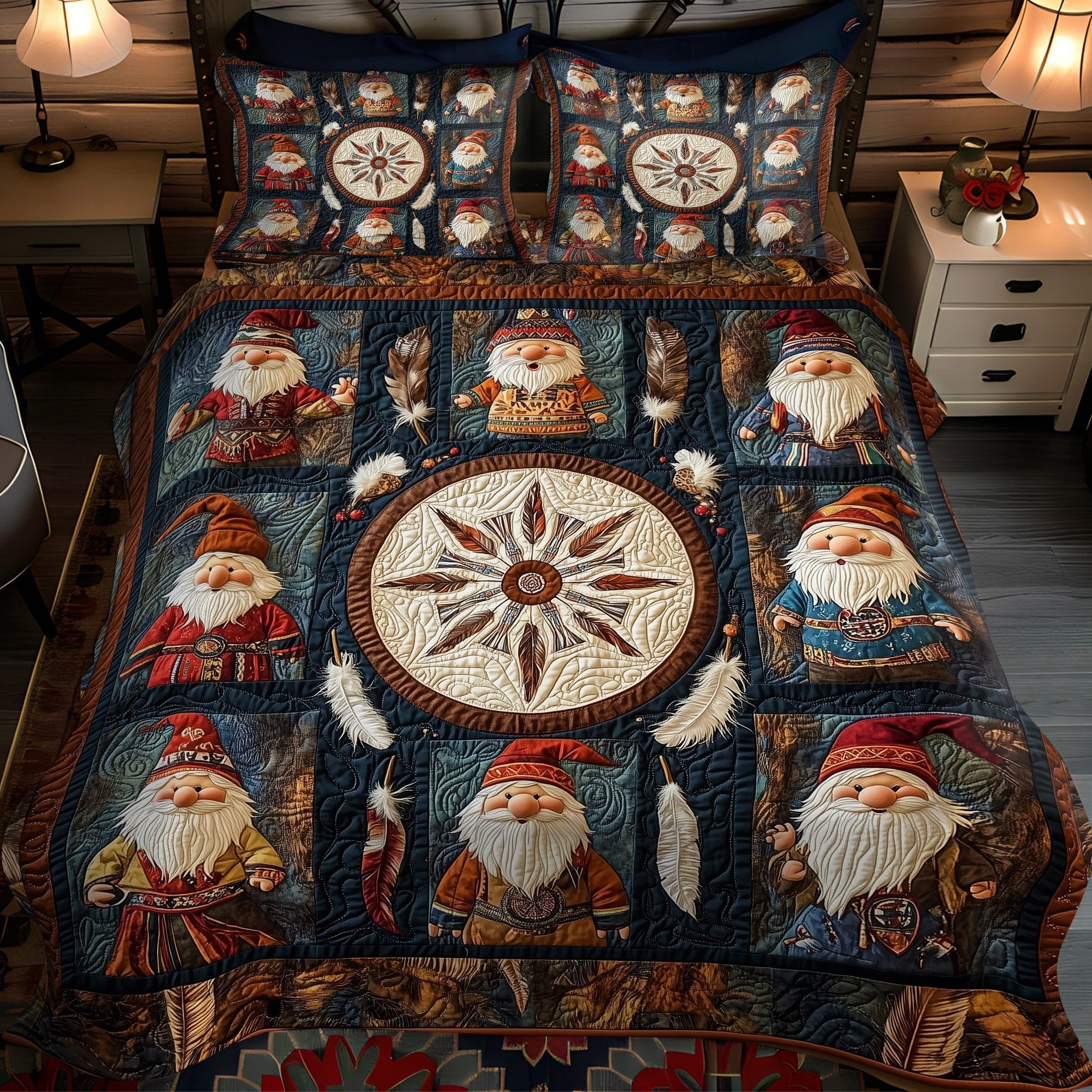 Wildflower Guardian 3-Piece Quilted Bedding Set NCU0PT2859