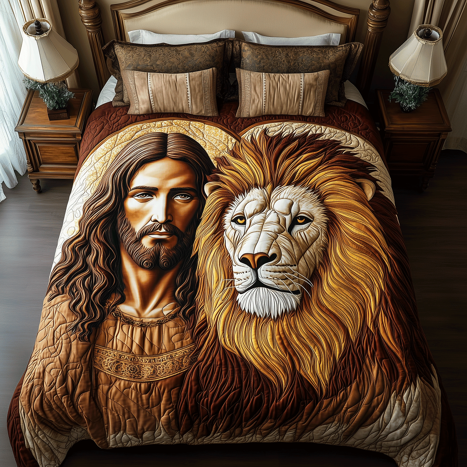 Majestic Protector 3-Piece Quilted Bedding Set NCU0TH2390
