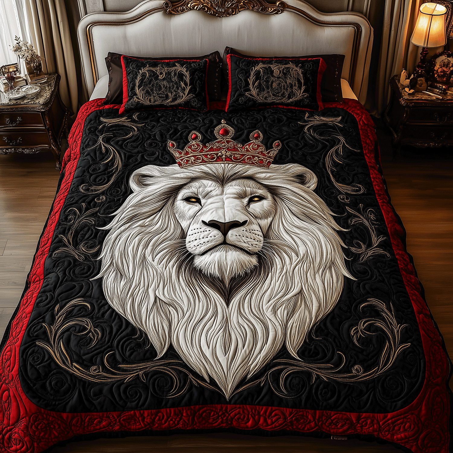 Frosted Roots 3-Piece Quilted Bedding Set NCU0TH2397
