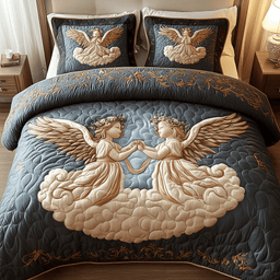 Cloud Embrace 3-Piece Quilted Bedding Set NCU0VH1518