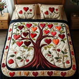 Trunk of Trust 3-Piece Quilted Bedding Set NCU0NT2776