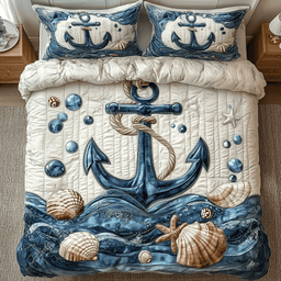 Driftwood Dreams 3-Piece Quilted Bedding Set NCU0VL890