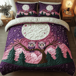Nighttime Duo 3-Piece Quilted Bedding Set NCU0DK3143