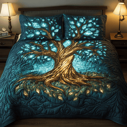 Arbor Harmony 3-Piece Quilted Bedding Set NCU0VH1551