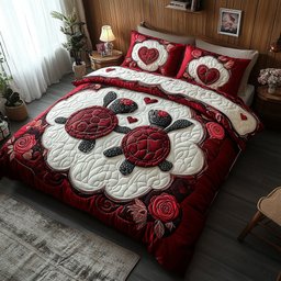 Tidal Love 3-Piece Quilted Bedding Set NCU0PT2892