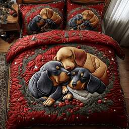 Sleepy Tail Tales Quilted Bedding Set NCU0DV2302