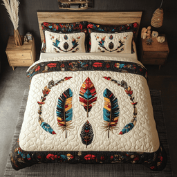 Winds of the West 3-Piece Quilted Bedding Set NCU0DK3039