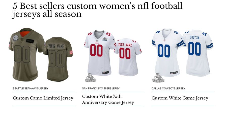 women's personalized nfl jerseys