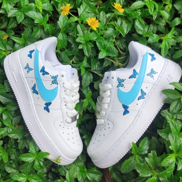 Custom Shoes Air Force 1 Butterfly
