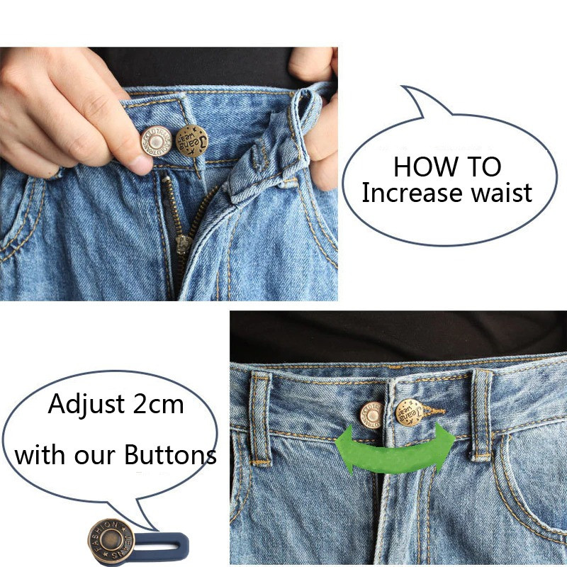 Jeans Retractable Button - blezzle.com