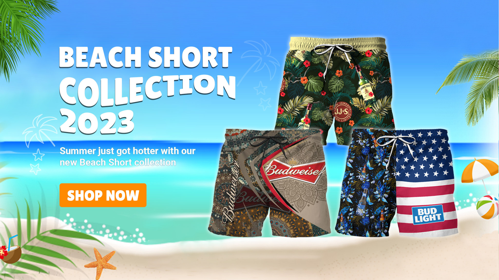 Beach Shorts 2023 Collection