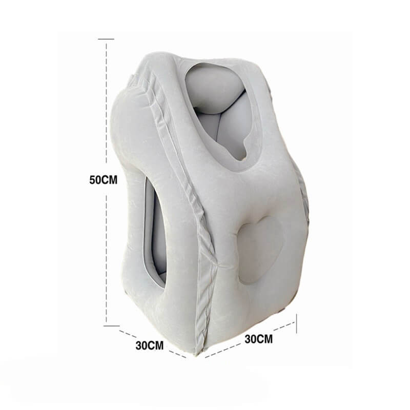 This travel neck pillow can relieve neck pain and arm numbness during travel.
