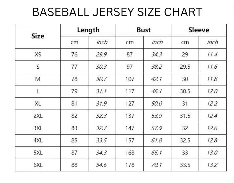 youth baseball pants size chart