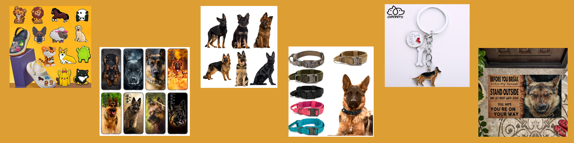 Dog accessories banner
