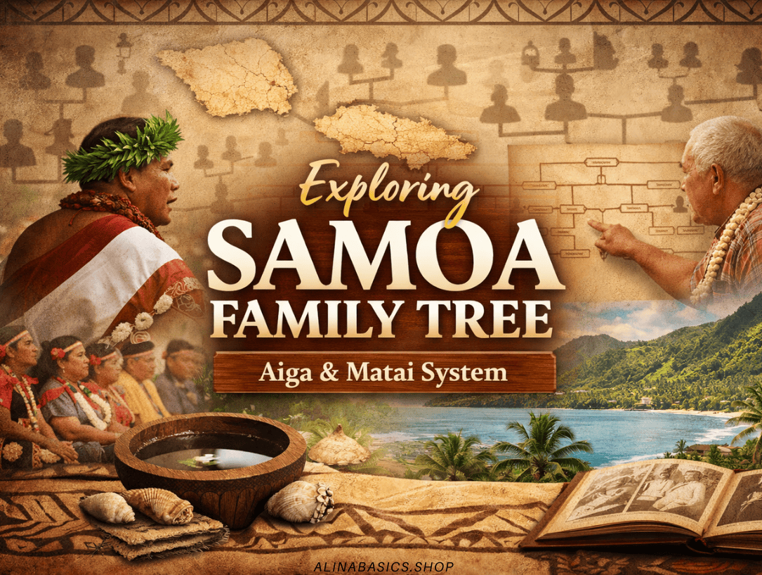 Exploring Samoa Family Tree: Aiga & Matai System - Alina Basics
