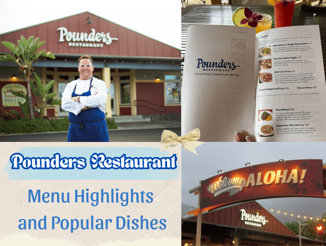 Pounders Restaurant Menu Highlights and Popular Dishes - Alina Basics