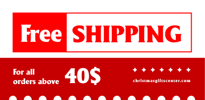 coupon free shipping for order above 40$
