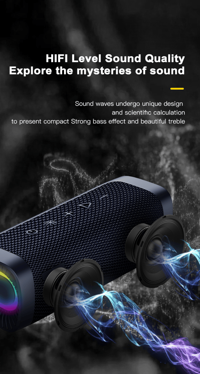 Lgs Waterproof Led Bluetooth-speaker