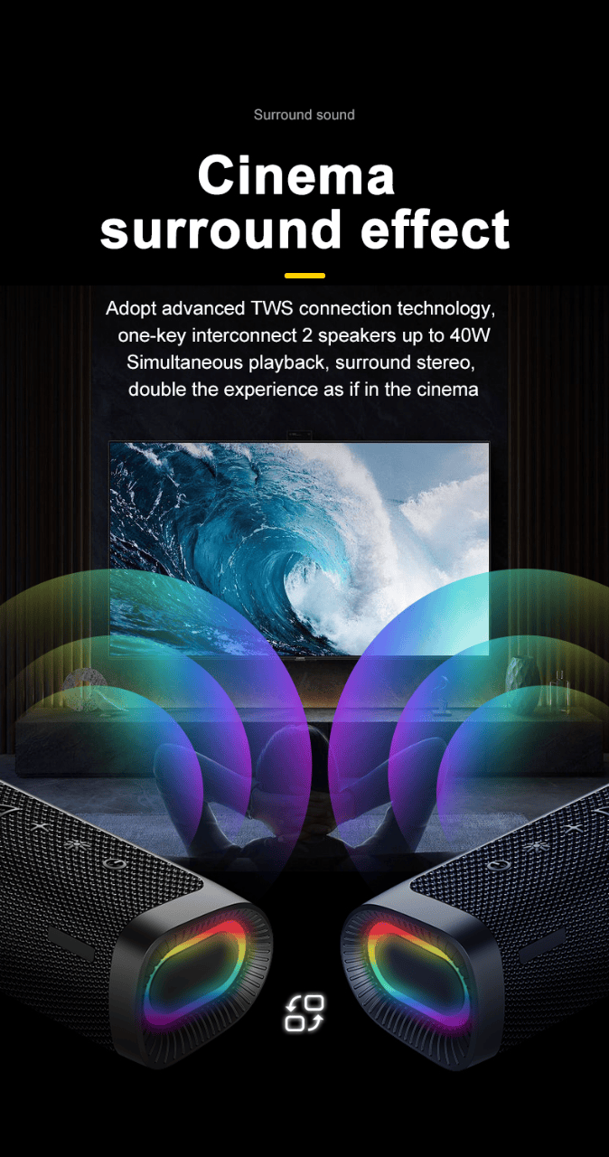 Lgs Waterproof Led Bluetooth-speaker