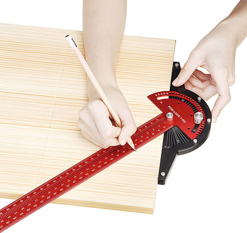 Levoite™ Posi-Lock T-Square for Woodworking