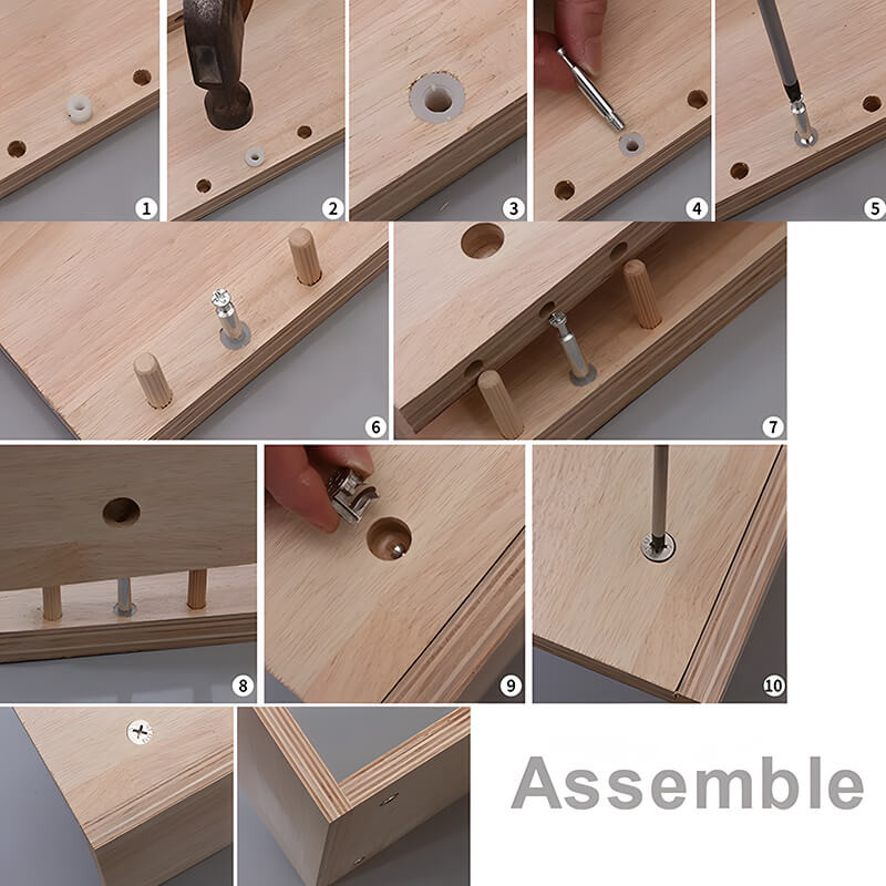 Levoite™ Doweling Jig Kit Easily Create Strong & Accurate Joints