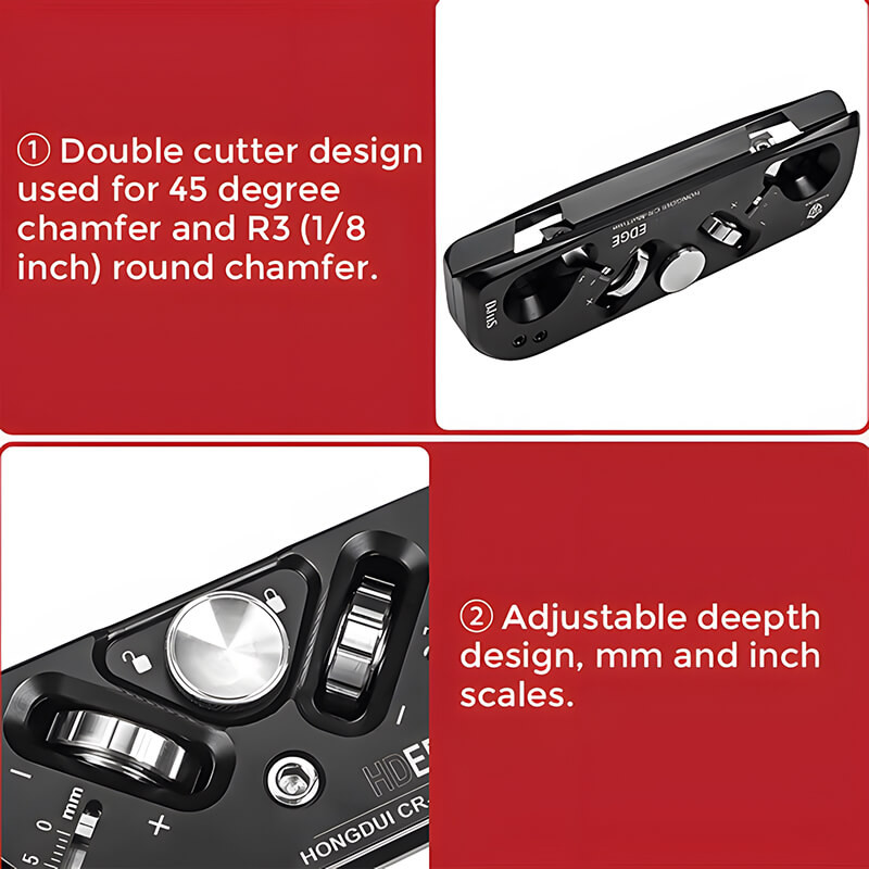 HONGDUI™ Edge Corner Chamfer Plane DJ11S Trimming Tool