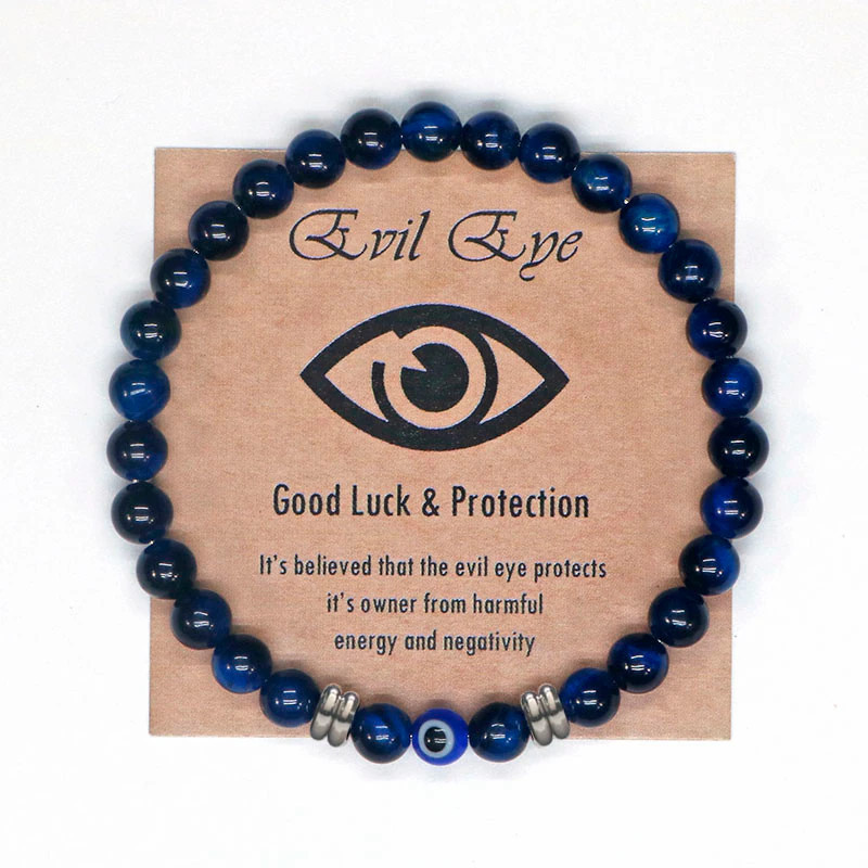 Bracelet Men Women Turkish Amulet Protection Blue Evil Eye Bracelet For Women Spiritual Jewelry